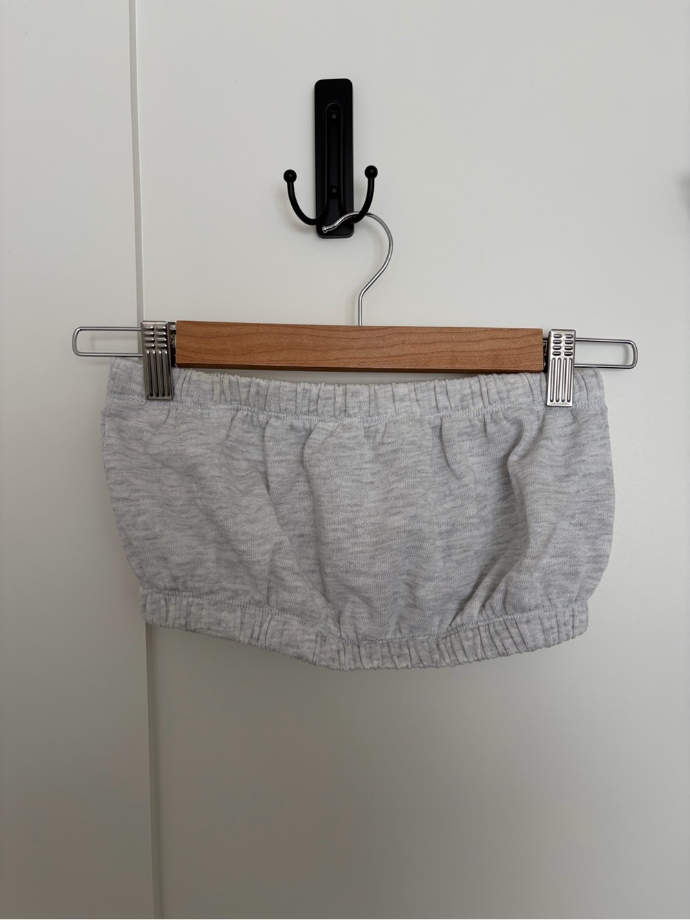 Garage Light Gray Cropped Tube Top
